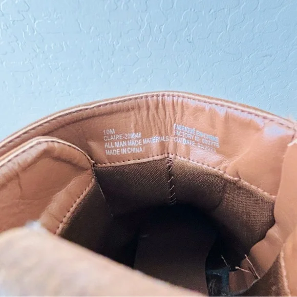 Maurice’s Claire Brown Pointed Toe Ankle Boots Size 10M - Picture 7 of 8